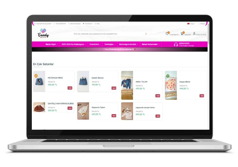 Bebek Giyim E-Ticaret