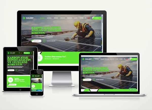 Solar Enerji Firmaları Web Paketi Solarp