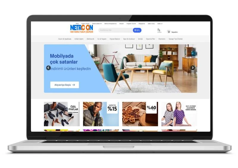 mağaza özellikli e ticaret scripti